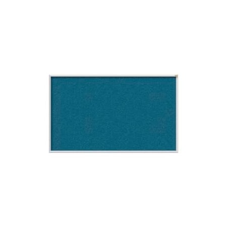 Ghent Ghent 3' x 5' Bulletin Board - Ocean Vinyl Surface - Silver Frame AV35-191